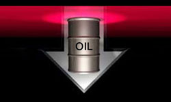چشم‌انداز کاهش رشد اقتصاد جهانی و کاهش تقاضا قیمت نفت را پایین کشید